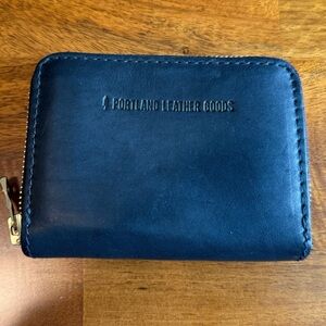 Portland Leather Black Wallet